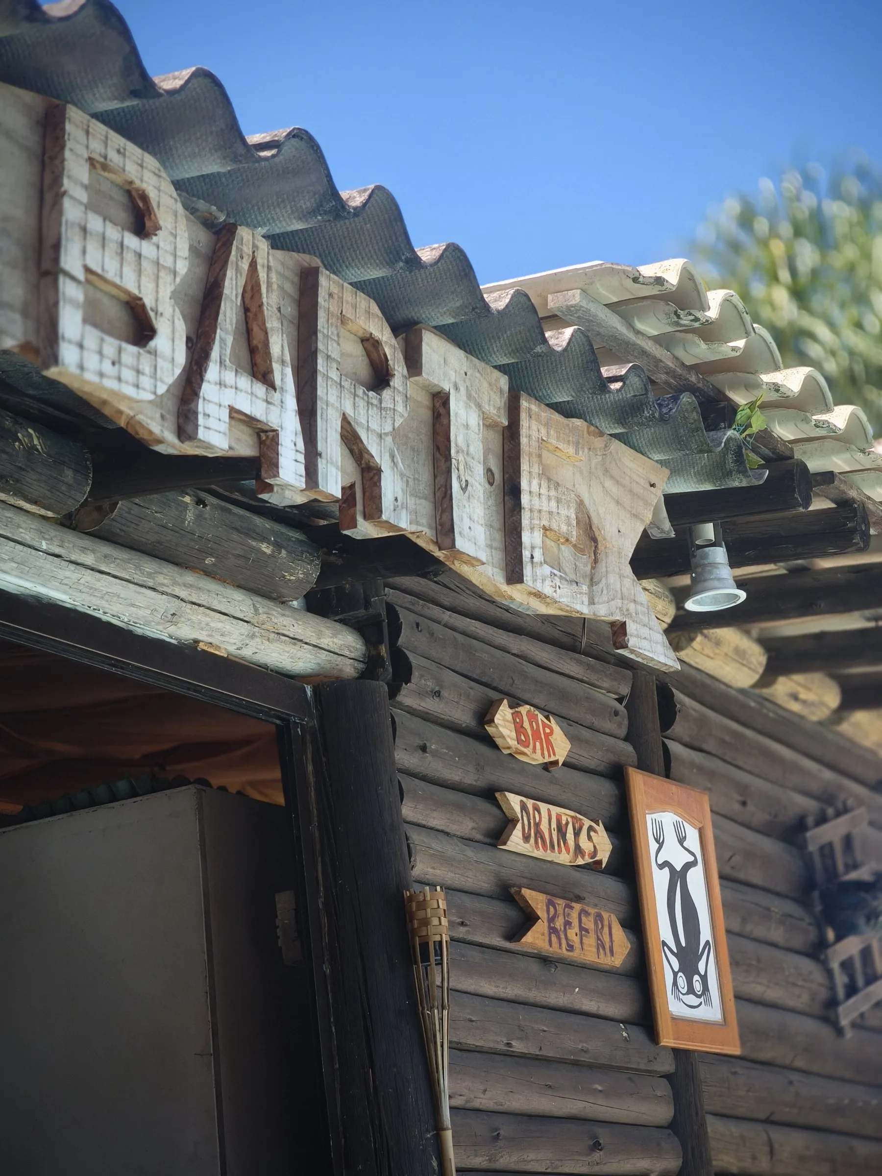 Capibar’s wooden sign